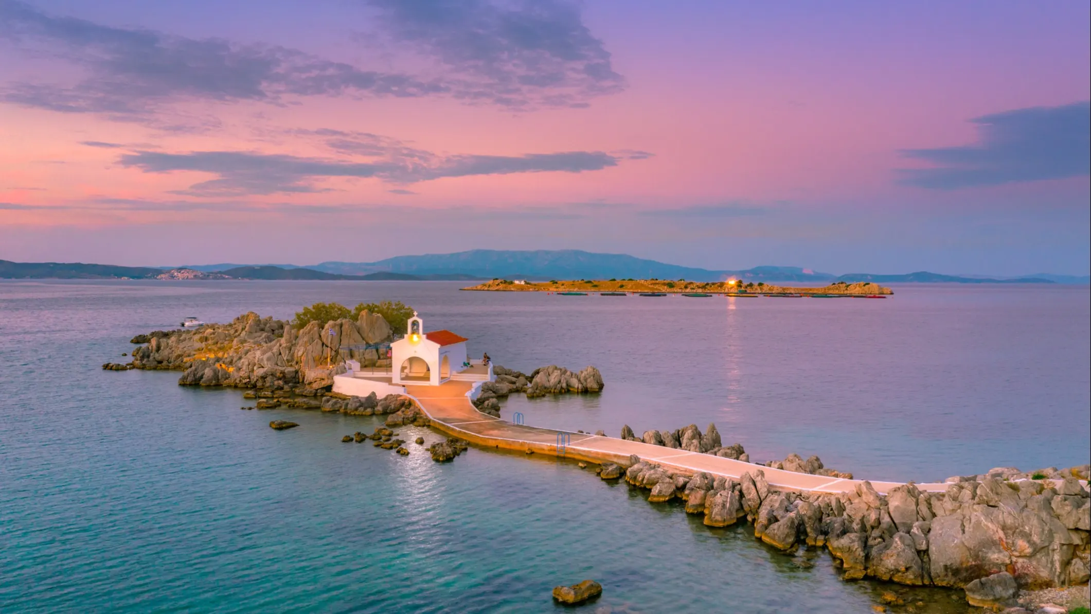 Sakız Adası Agios Isidoros plajı